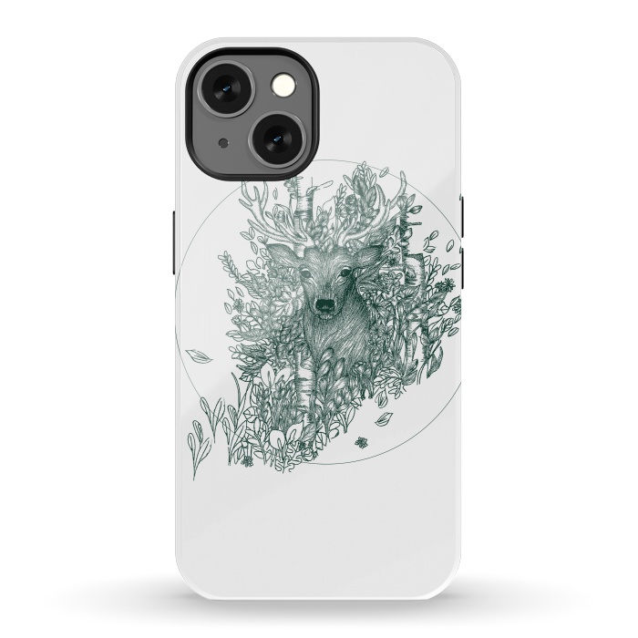 iPhone 13 StrongFit Stag and Forest by ECMazur 