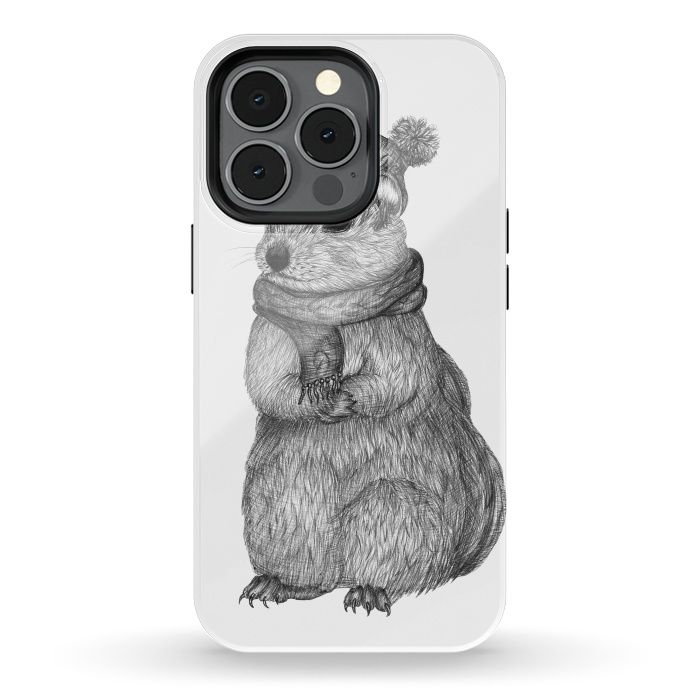 iPhone 13 pro StrongFit Chilly Chipmunk by ECMazur 