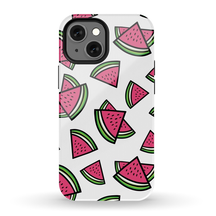 iPhone 13 mini StrongFit Watermelon by Majoih