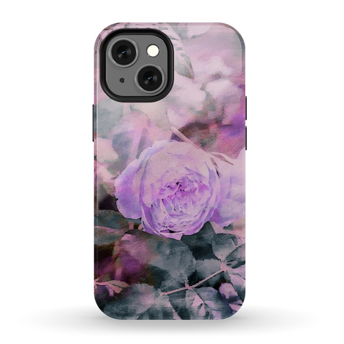 iPhone 13 mini StrongFit Rose Mixed Media Art by Andrea Haase