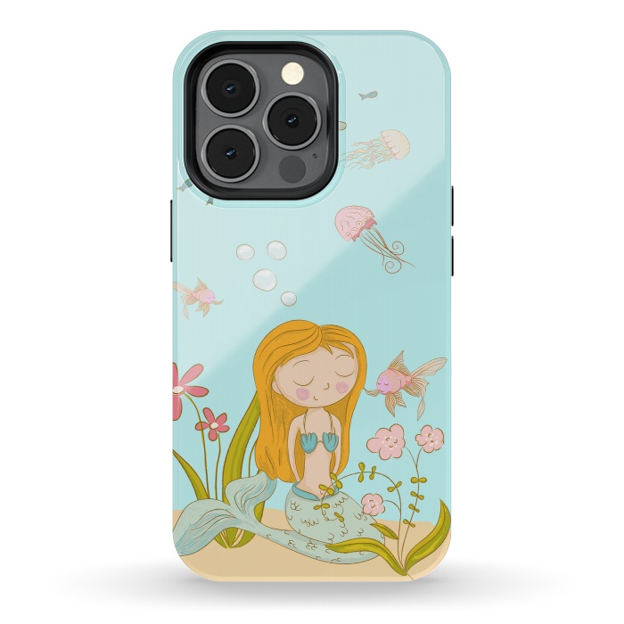 iPhone 13 pro StrongFit Little Mermaid by  Utart