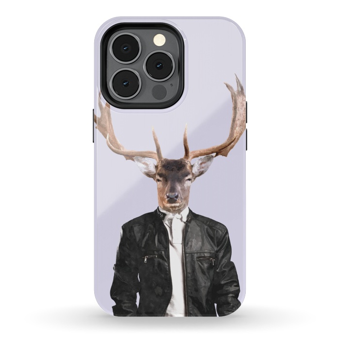 iPhone 13 pro StrongFit Fashionable Deer Illustration by Alemi