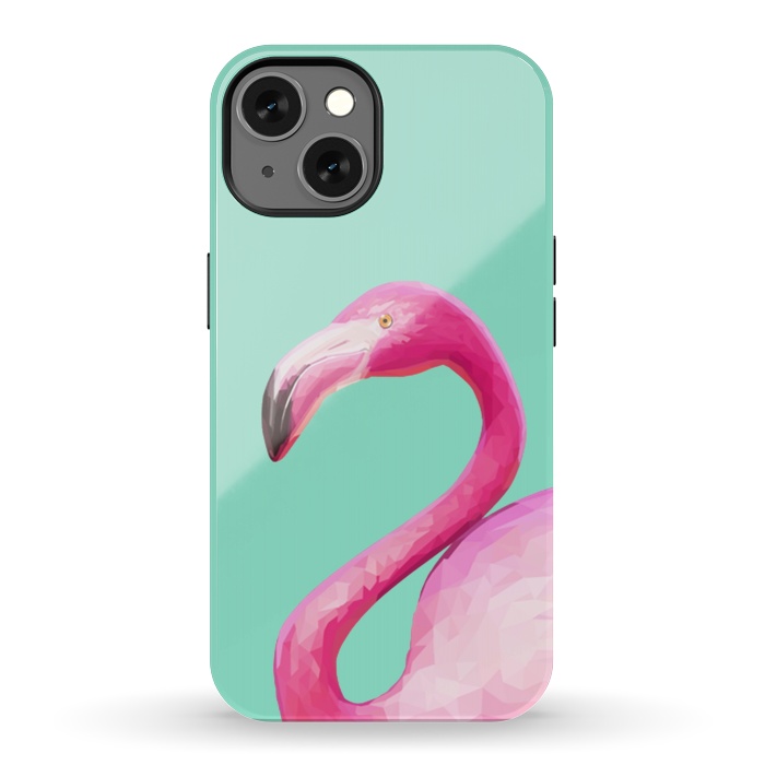 iPhone 13 StrongFit Flamingo Baby by ''CVogiatzi.