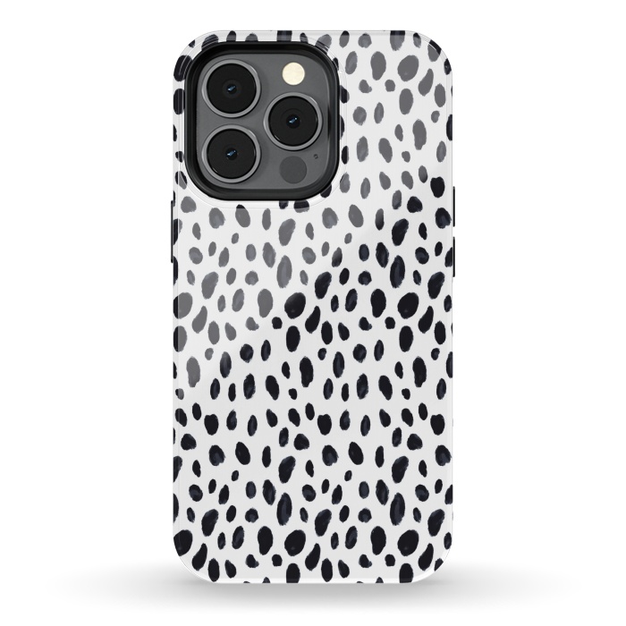 iPhone 13 pro StrongFit Polka Dots DSN by Joanna Vog