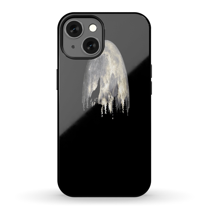 iPhone 13 StrongFit Wild Solitary Wolf by Joanna Vog