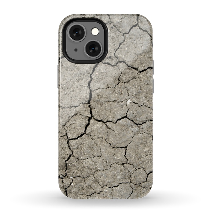 iPhone 13 mini StrongFit Dried-out Cracked Soil by Andrea Haase