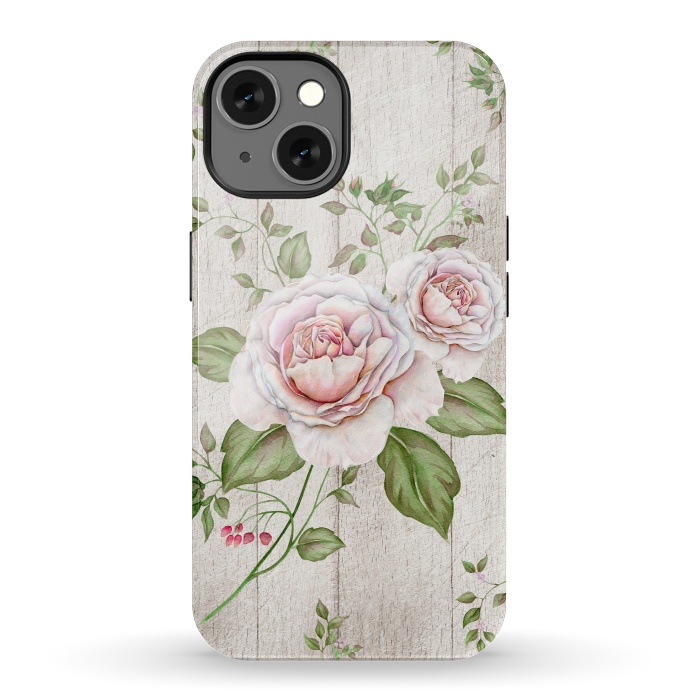 iPhone 13 StrongFit Pink Rose by Creativeaxle