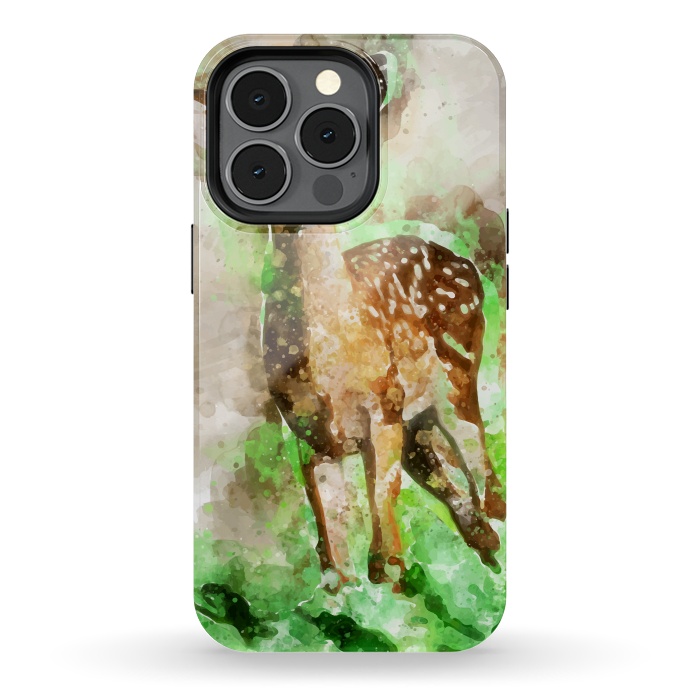 iPhone 13 pro StrongFit Lovely Deer by Creativeaxle