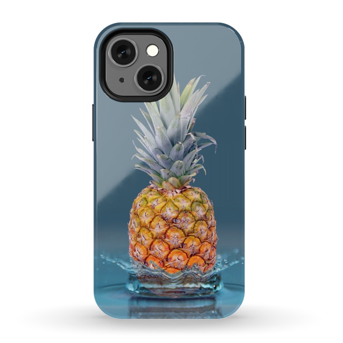 iPhone 13 mini StrongFit Pineapple Strike by Creativeaxle