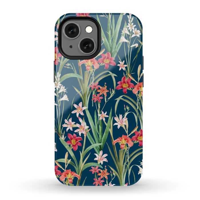 iPhone 13 mini StrongFit Blossom Botanical by Uma Prabhakar Gokhale