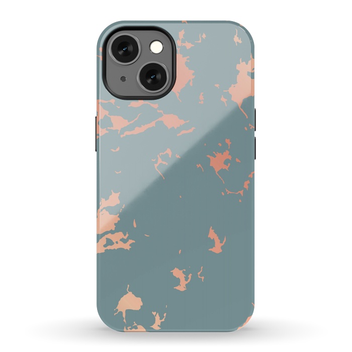 iPhone 13 StrongFit Copper Splatter 002 by Jelena Obradovic
