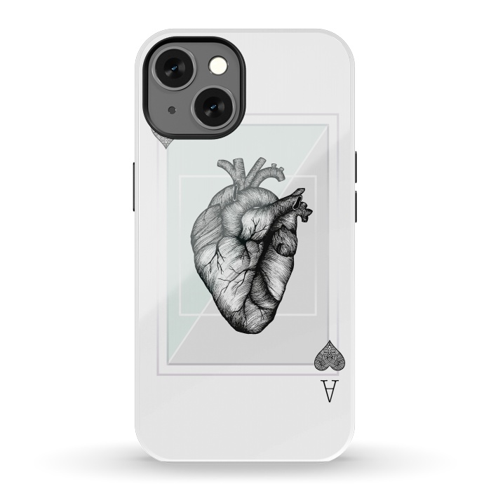 iPhone 13 StrongFit Ace of Hearts by Barlena
