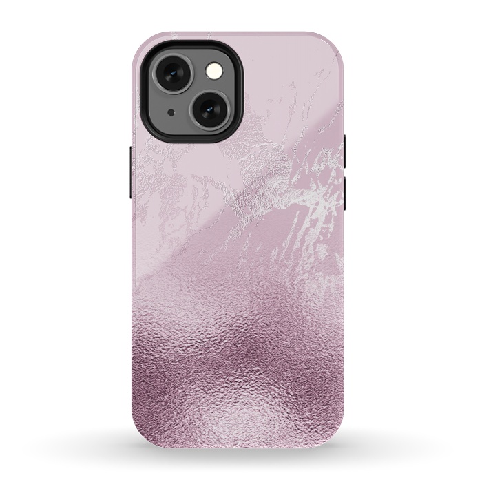 iPhone 13 mini StrongFit Blush Marble and Glitter by  Utart