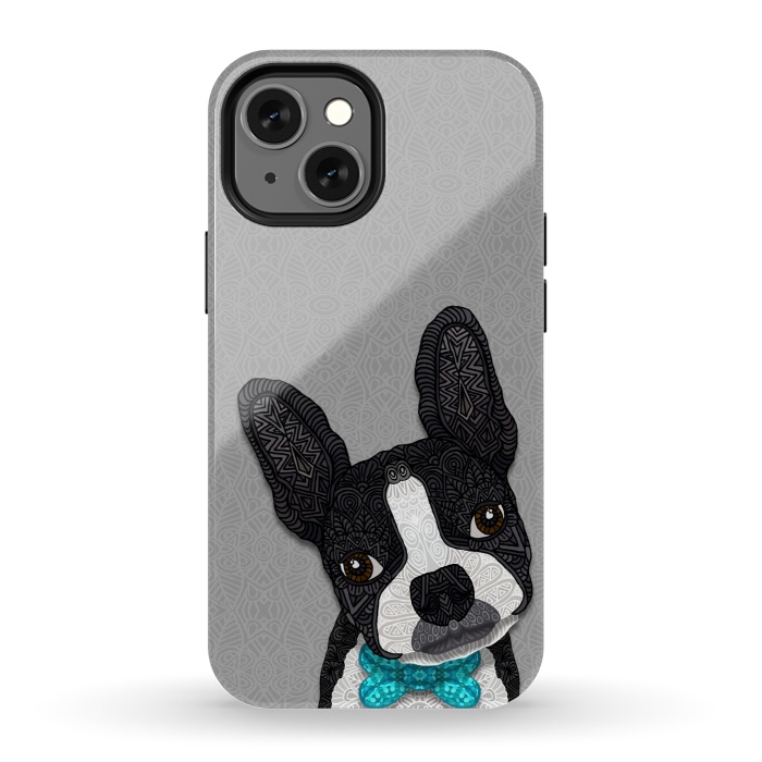 iPhone 13 mini StrongFit Bow Tie Boston by Angelika Parker