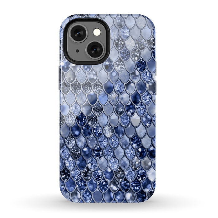 iPhone 13 mini StrongFit Ocean Blue Glamour Mermaid Scales by  Utart
