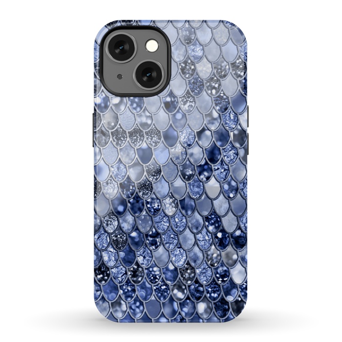 iPhone 13 StrongFit Ocean Blue Glamour Mermaid Scales by  Utart