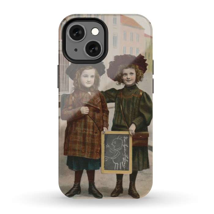 iPhone 13 mini StrongFit Vintage School Girls by Andrea Haase