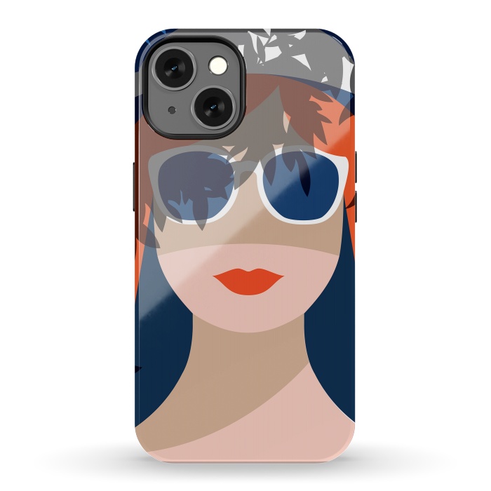 iPhone 13 StrongFit Girl with Sunglasses by DaDo ART