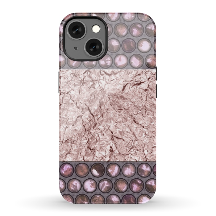 iPhone 13 StrongFit Rose Gold Shiny Elegance by Andrea Haase