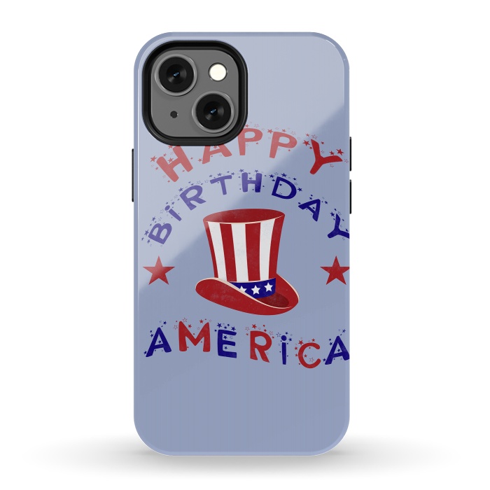 iPhone 13 mini StrongFit Happy Birthday America 4th July by Andrea Haase