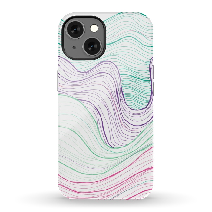 iPhone 13 StrongFit Gentle Waves by Laura K Maxwell