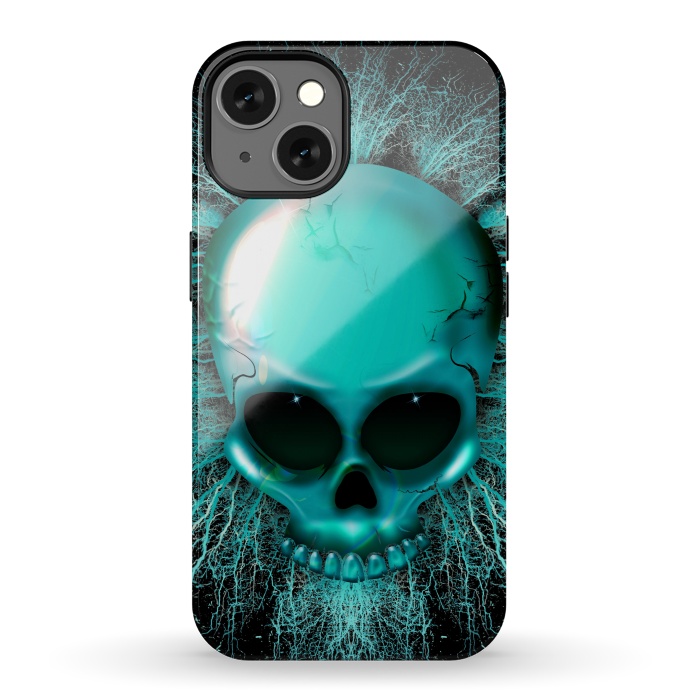 iPhone 13 StrongFit Ghost Skull Hologram by BluedarkArt