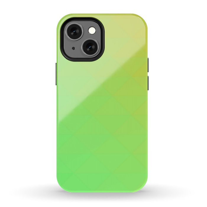 iPhone 13 mini StrongFit yellow green shades by MALLIKA