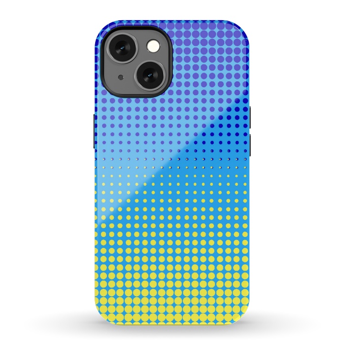 iPhone 13 StrongFit yellow blue shades by MALLIKA