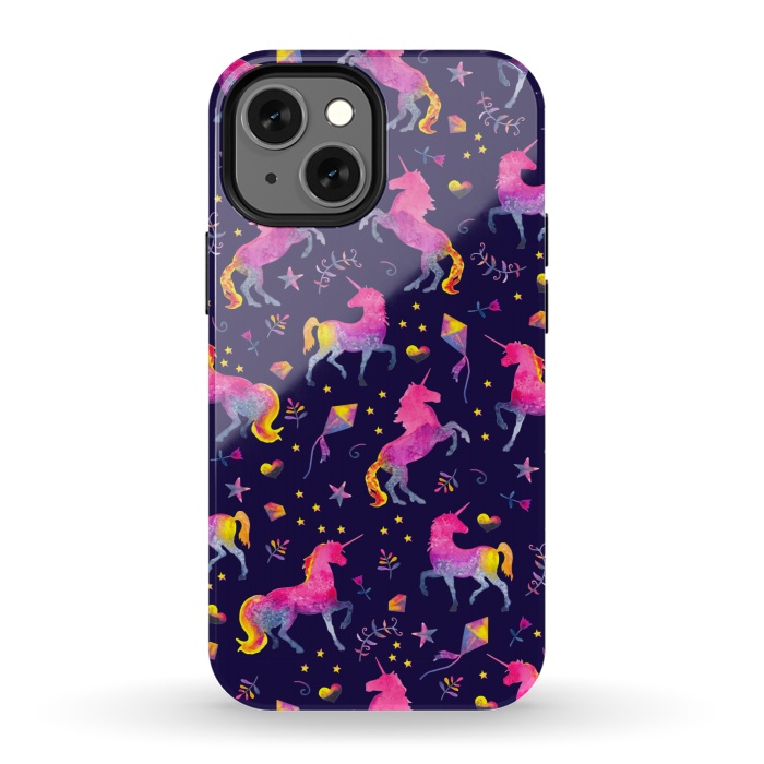iPhone 13 mini StrongFit Unicorn Jubliee by gingerlique