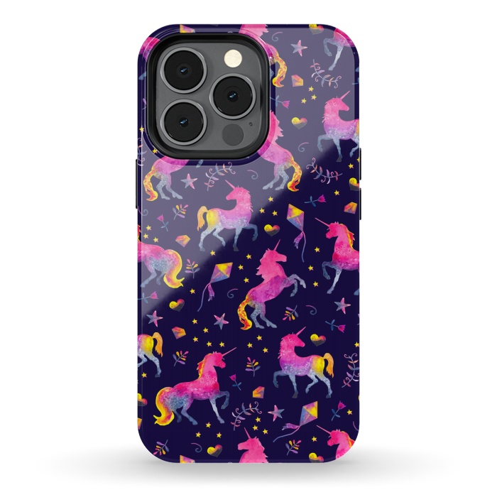 iPhone 13 pro StrongFit Unicorn Jubliee by gingerlique