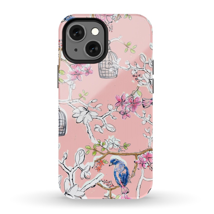 iPhone 13 mini StrongFit Victorian Garden 2 by MUKTA LATA BARUA