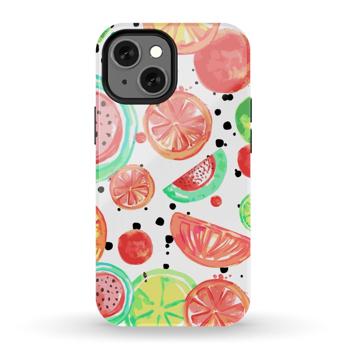 iPhone 13 mini StrongFit Summer Fruit Crush by MUKTA LATA BARUA