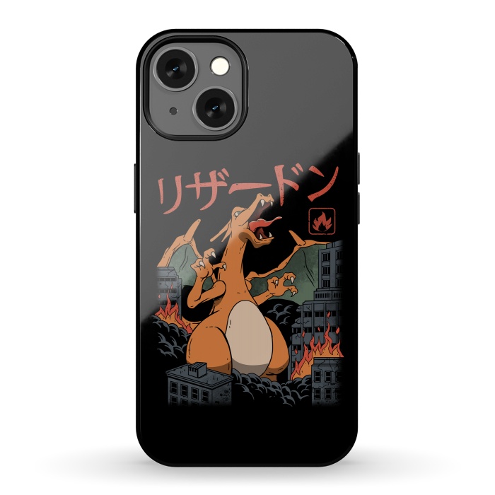 iPhone 13 StrongFit Fire Kaiju by Vincent Patrick Trinidad