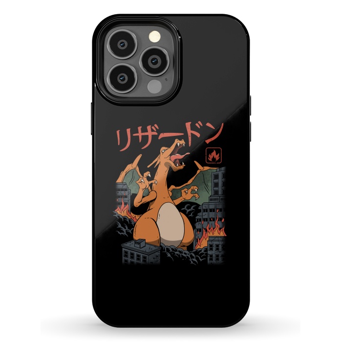 iPhone 13 Pro Max StrongFit Fire Kaiju by Vincent Patrick Trinidad