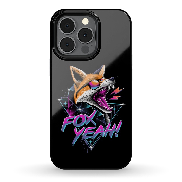 iPhone 13 pro StrongFit Fox Yeah! by Vincent Patrick Trinidad