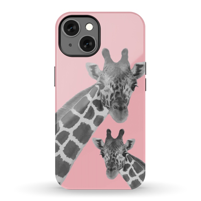 iPhone 13 StrongFit Giraffe Love 2 by MUKTA LATA BARUA