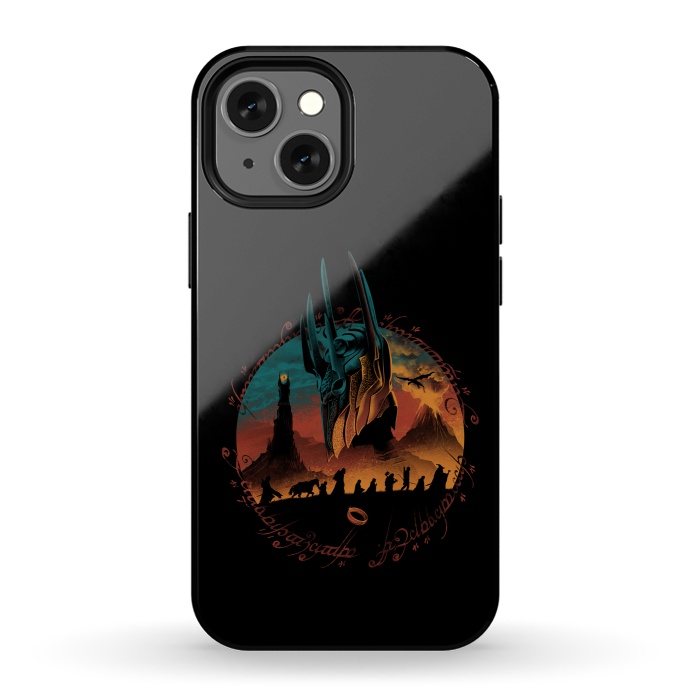 iPhone 13 mini StrongFit Middle Earth Quest by Vincent Patrick Trinidad