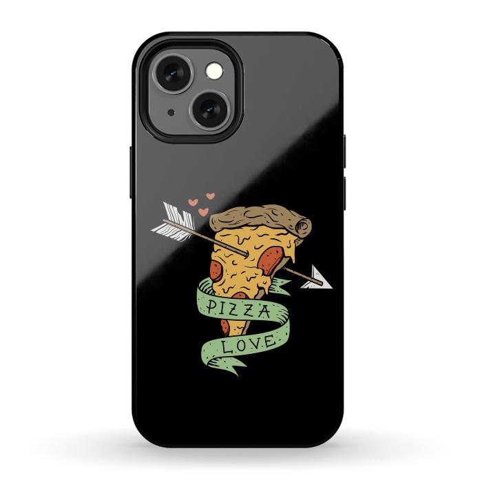 iPhone 13 mini StrongFit Pizza Love by Vincent Patrick Trinidad