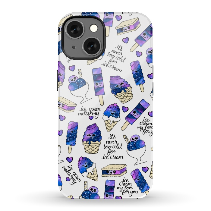 iPhone 13 StrongFit Galaxy Ice Cream by gingerlique