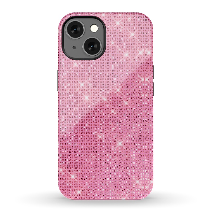 iPhone 13 StrongFit Pink Glitter by Alemi