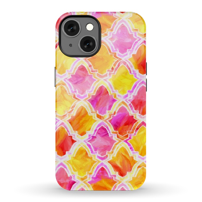 iPhone 13 StrongFit Marrakesh Inspired Moroccan In Sunset Colors  by Tigatiga