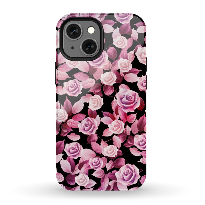 iPhone 13 mini StrongFit Pink roses by Jms