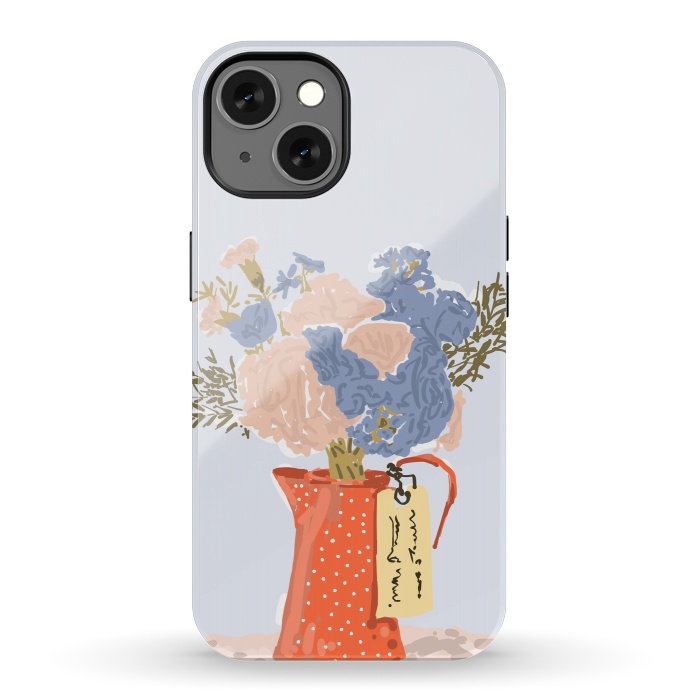 iPhone 13 StrongFit Flowers With Love by Uma Prabhakar Gokhale