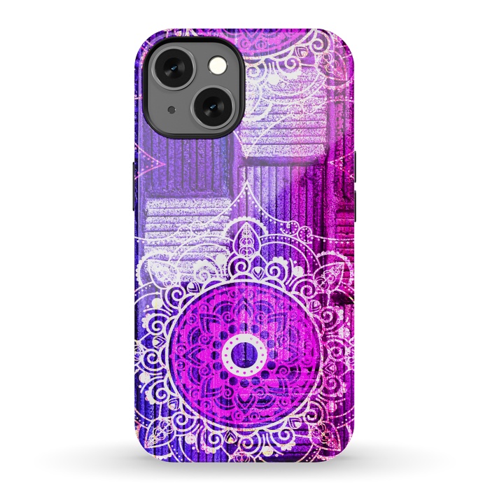 iPhone 13 StrongFit Purple Tapestry by Rossy Villarreal