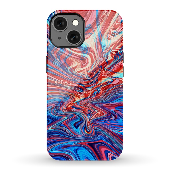 iPhone 13 StrongFit Abstract Waves by Art Design Works
