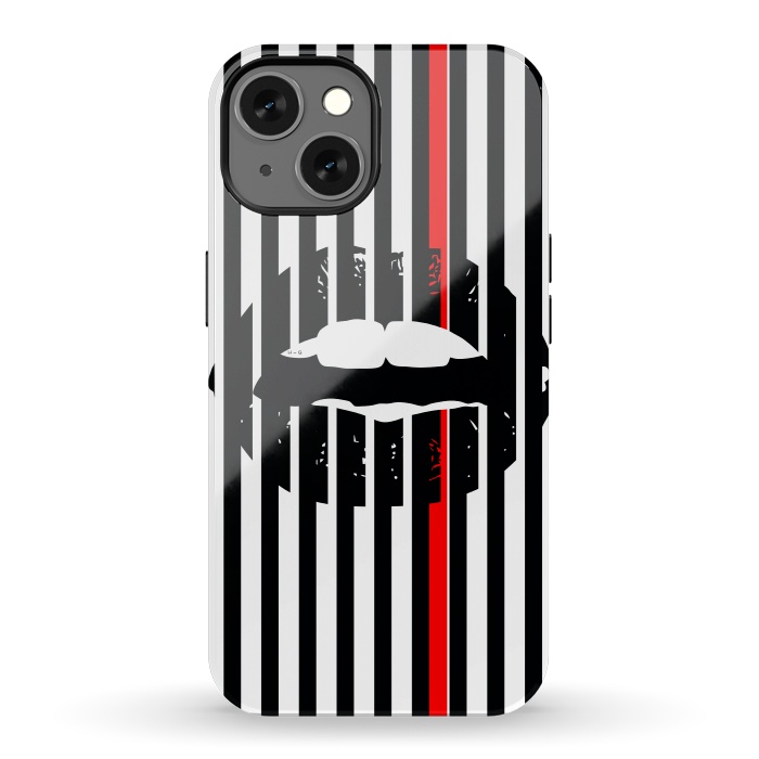 iPhone 13 StrongFit BLACK LIPS by W-Geometrics