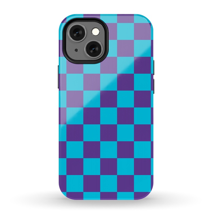 iPhone 13 mini StrongFit Checkered Pattern III by Art Design Works