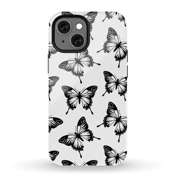iPhone 13 mini StrongFit Elegant butterflies by Martina
