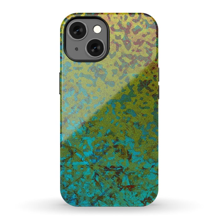 iPhone 13 StrongFit Colorful Corroded Background G292 by Medusa GraphicArt