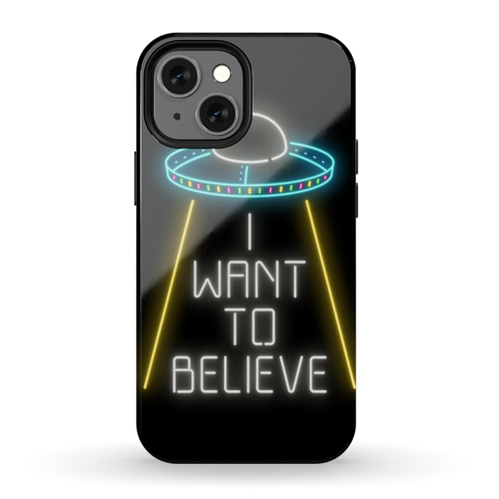 iPhone 13 mini StrongFit I want to believe by Laura Nagel